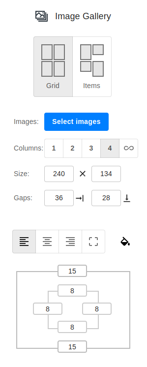 Image Gallery in TinyMCE/CKEditor