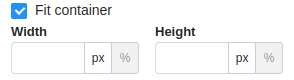 Fit container option for images