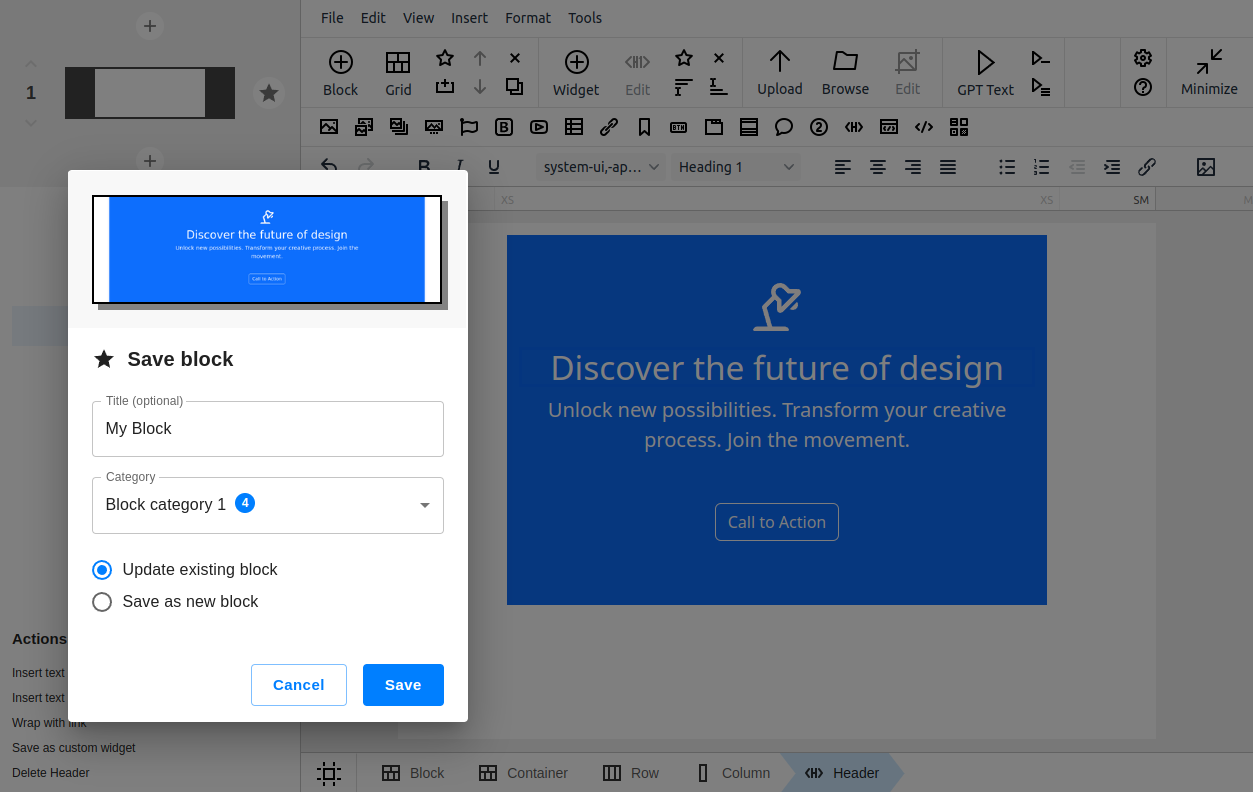 Edit Bootstrap column structure