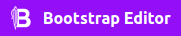 Bootstrap Editor button