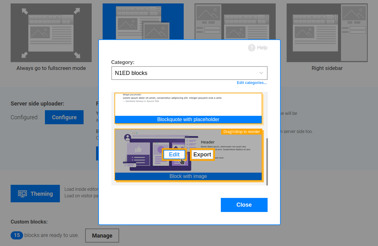 block bootstrap builder