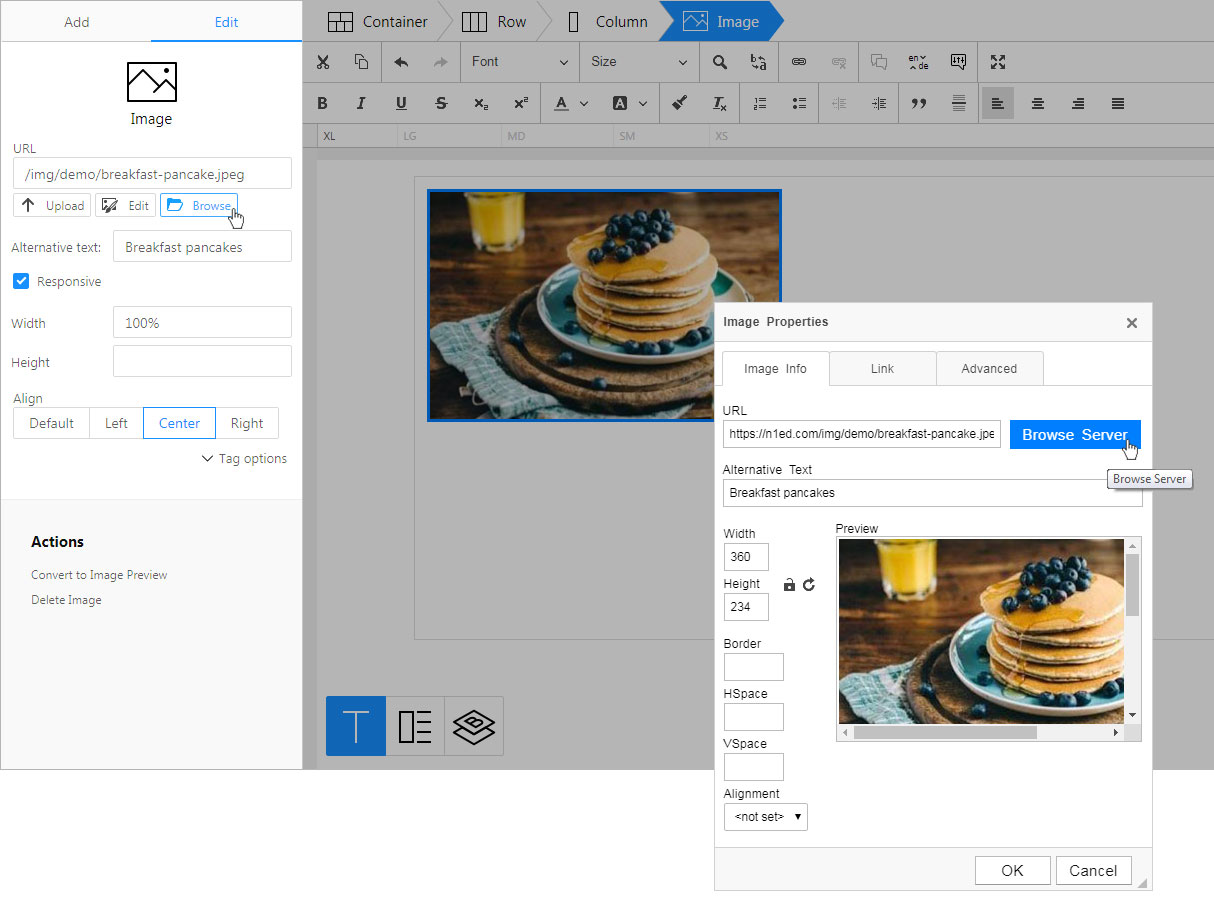 File Manager button screenshot