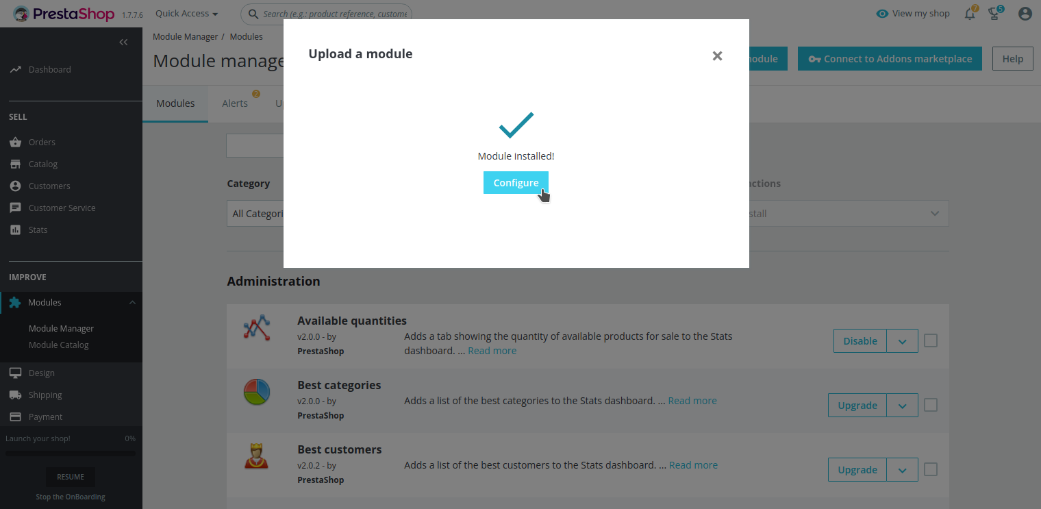 Configure N1ED module