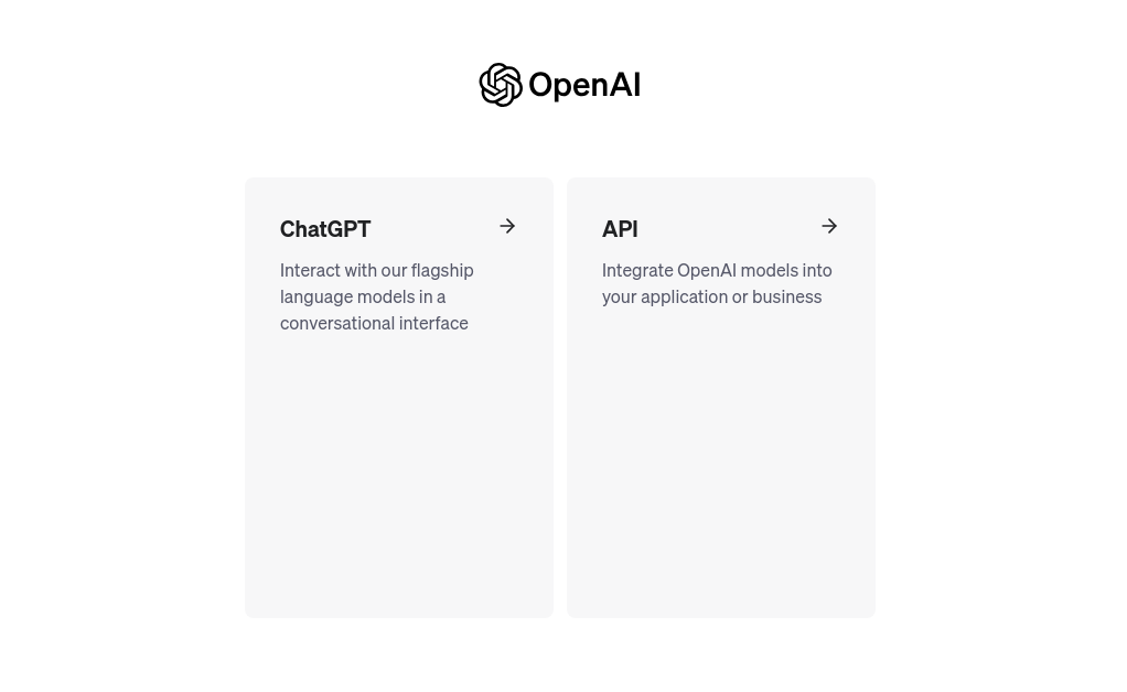 OpenAI dashboard